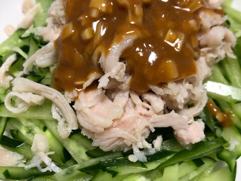 サラダチキンで バンバンジーサラダ レシピ 作り方 By ハオーチア 楽天レシピ サラダチキンで バンバンジーサラダ レシピ 作り方 By ハオーチア 楽天レシピ
